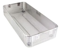 Full Size Perforated Basket w/Feet Large